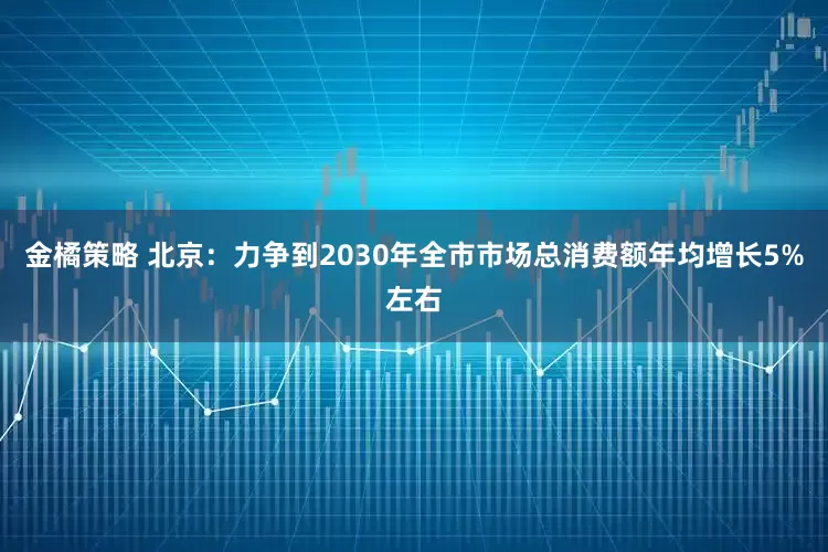 金橘策略 北京：力争到2030年全市市场总消费额年均增长5%左右