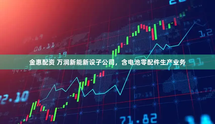 金惠配资 万润新能新设子公司，含电池零配件生产业务