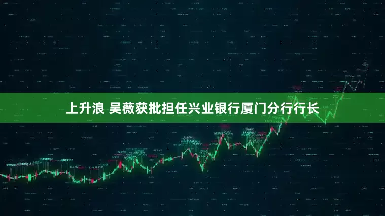 上升浪 吴薇获批担任兴业银行厦门分行行长
